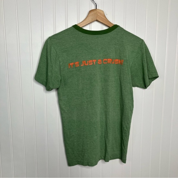 Vintage Crush Soda Tee Women Green Orange Y2K Millennial Fashion - Picture 5 of 5
